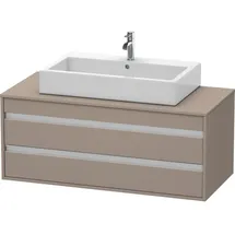 Duravit Ketho 120x55cm, ba m, f AWT mitt., 2 Schubk.
