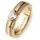 JETTE Damenring HEARTS 89217400 - gelbgold - 53