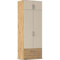 Rauch Wäscheschrank GAMMA 91 x 248 x 54 cm Beige