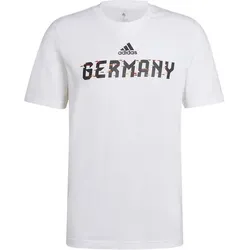 ADIDAS Herren Fanshirt GERMANY Tee, WHITE, S