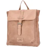 The Skandinavian Brand Damen Leder Rucksack Taupe