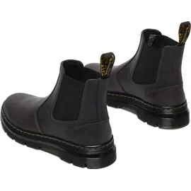 Dr. Martens Embury Gunmetal Saddleback Platform, Schwarz, 43 EU