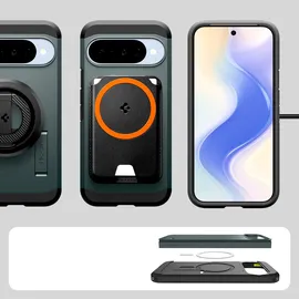 SPIGEN Google Pixel 10 Pro Handyhülle Tough Armor MagSafe grün