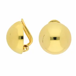 Paar Ohrclips ADELIA ́S "Damen 333 Gold Ohrringe Ohrclips Ø 14 mm", gold, Ohrringe, Damen, Damen, Gelbgold 333-Gold, Gelbgold 333, Gold, Goldschmuck für Damen