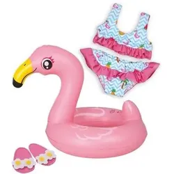 HELESS 99 Puppen-Schwimmset "Flamingo Ella", Gr. 35-45 cm