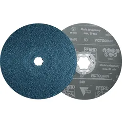 PFERD COMBICLICK Fiberscheibe VICTOGRAIN Höchstleistung auf Stahl - 64118160