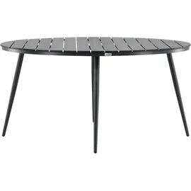 VCM ebuy24 Break Esstisch Ø150cm Schwarz,