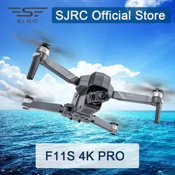 SJRC F11S 4K Pro Drohne mit Kamera 3 km WIFI GPS EIS 2-Achsen Anti-Shake Gimbal FPV bürstenloser Quadcopter Professioneller F11 RC Eders