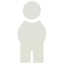 Hewi Symbol Mann Serie 801 8019101099 selbstklebend reinweiss