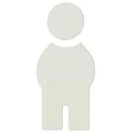 Hewi Symbol Mann Serie 801 8019101099 selbstklebend reinweiss