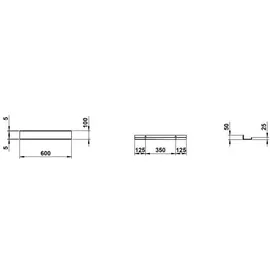 Laufen ASSIST Ablage H385AS24500001 8271000980