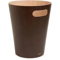 Umbra Papierkorb, Braun, Holz, Birke, 7,5 L, 23x28x23 cm,