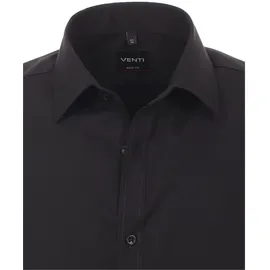 Venti Kurzarmhemd Schwarz 44