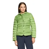 Cartoon Steppjacke mit abnehmbarer Kapuze in Forest Green | Gr.: 34