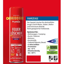 Prymos Feuerlöschspray Fahrzeuge 600 ml Neutral
