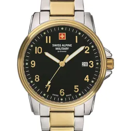 Swiss Alpine Military by Grovana Herrenuhr 7011.1147 - Silber