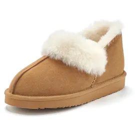 VIVANCE Pantoffeln Braun 36