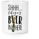 Shhh es Gibt Bier Hier Makeup Pinsel Bleistift Topf - Lustig Lager Bier Ipa