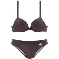s.Oliver Push-Up-Bikini Damen Braun 34 Cup C
