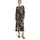 Betty Barclay Plisseekleid Langarm Beige/Braun 36