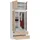 Akord Kleiderschrank Akord S90 90 x 234 x 51 cm Weiß
