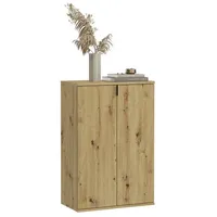VCM ebuy24 Schuhschrank ProjektX Schuhschrank 2 Türen Eiche Dekor.