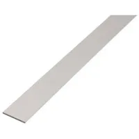 GAH Alberts Flachstange glatt, ungel., L1000mm B40mm, S3mm Aluminium silberf. elox.