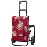 Andersen Shopper Manufraktur ANDERSEN Einkaufstrolley - Komfort Shopper Signe rot 51 L Einkaufswagen, stilvoll, wasserabweisend, klappbar, mit Sitz, multifunktional