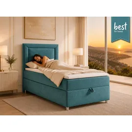 Best For Home Trinity 90 x 200 cm Blau/Türkis