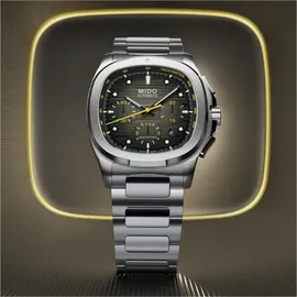 Mido Multifort TV Chronograph grau Edelstahl 42 mm M049.527.11.081.00