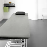 Traumschlaf Frottee Liegenbezug für Behandlungsliegen ca. 65x190 cm, grau - grau