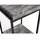 Mendler Blumentisch HWC-K71, Blumenregal Beistelltisch Pflanzregal, MVG-zertifiziert MDF Metall - dunkelgrau, 101cm