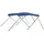 vidaXL Sonnenschutz 3-Bow Bimini Top 183x160x137 cm Aluminium/Polyurethan Blau