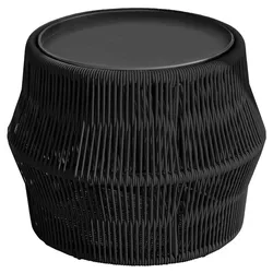 Kaffeetisch Chaco - 63cm rund, 49cm hoch schwarz