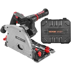 VEVOR Akku-Tauchsäge 139,5mm Handkreissäge Tauchkreissäge 5500U/min nur Werkzeug