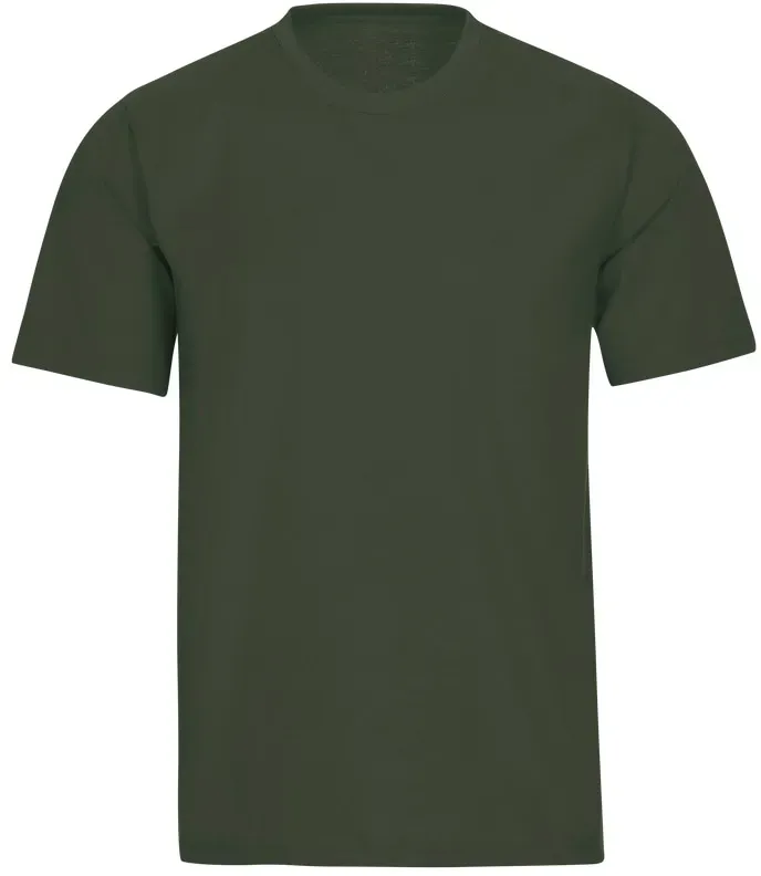 Trigema T-Shirt »TRIGEMA T-Shirt DELUXE Baumwolle« Trigema khaki XXL