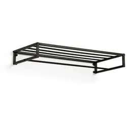 Wandgarderobe Andorra Metall Schwarz