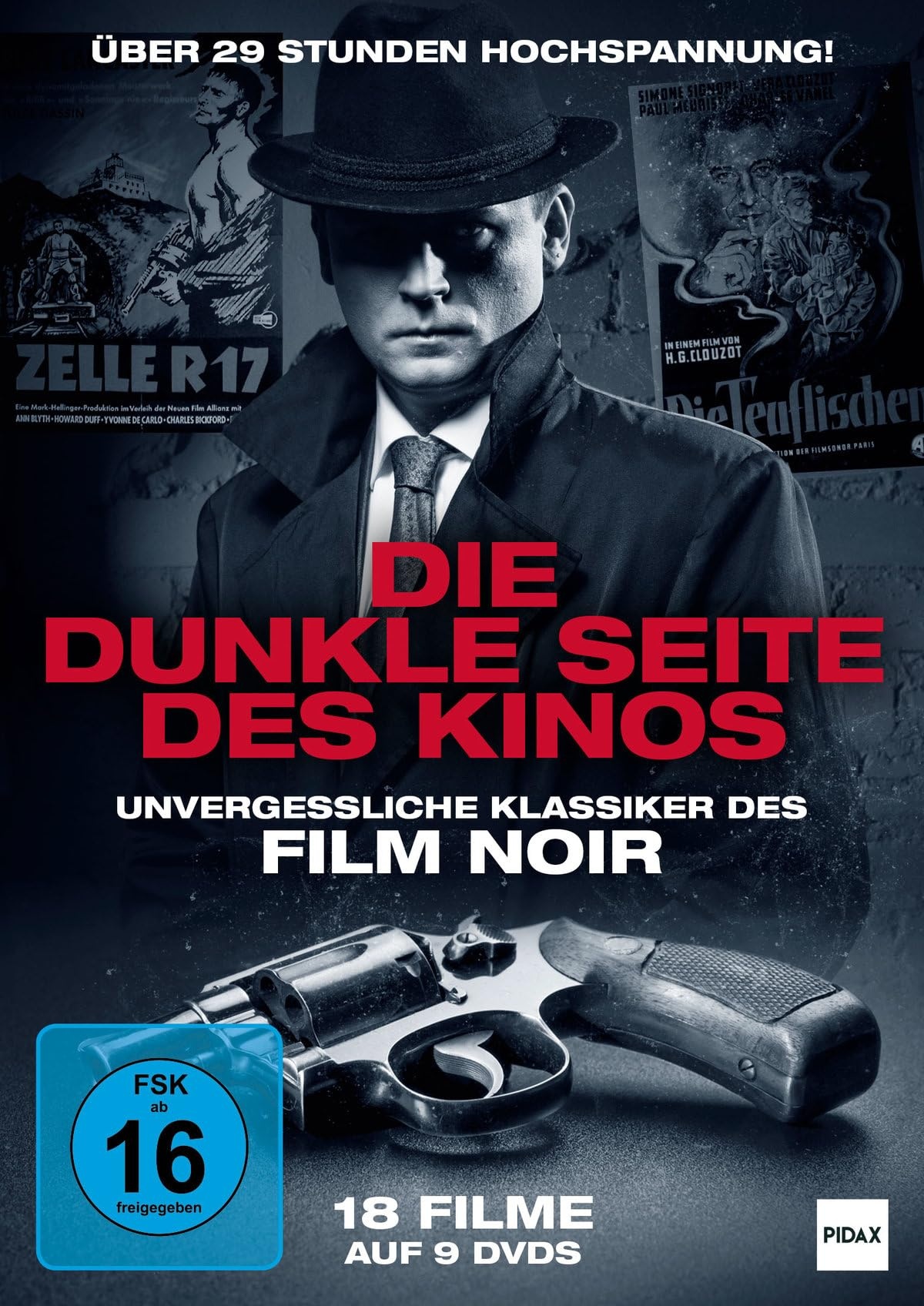 Die dunkle Seite des Kinos - Unvergessliche Klassiker des Film Noir / Eine Sammlung von 18 Film Noir Klassikern [9 DVDs] (Neu differenzbesteuert)