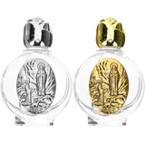 Didiseaon 2 Stück Weihwasserflaschen Kleine Weihwasserbehälter Für Die Taufe Wasserflasche Heilige Flasche Mini-Sprühflasche Christliche Party Wasserkocher Taufe Glasflaschen