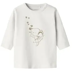name it Langarmshirt Nbftyrah Cloud Dancer, 74