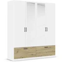 Rauch Kleiderschrank, Schrank Garderobe Wäscheschrank BARI mit Spiegel, 2