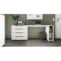 borchardt Möbel Schreibtisch Tom Weiß