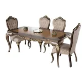 JVmoebel Esstisch Eleganter Barock Esstisch aus Holz für Ihr Esszimmer, Made in Europa braun