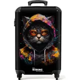 NoBoringSuitcases.com NoBoringSuitcases.com® Handgepäck Koffer Reisekoffer, mit Rollen, Koffer Groß, Hartschalenkoffer, Trolley Handgepäck, Koffer Mittelgroß, Suitcase, TSA Schloss, Koffer Klein, Graffiti-Druck