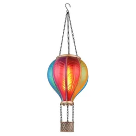 GLOBO Solarleuchte Metall 20x LED 20x10 cm schwarz