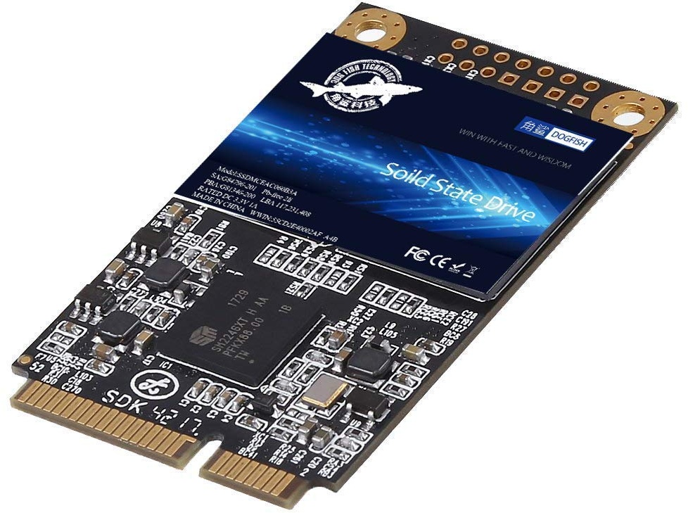 Dogfish SSD mSATA 1T B Integrierte Solid-State-Festplatte Hochleistungs-Festplatte Für Desktop-Laptop Einschließlich SSD 16GB 32GB 60GB 64GB 120GB 128GB 240GB 250GB 480GB 500GB (1T B, MSATA)