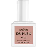 nailtime Duplex UV Nail Polish 34 Touch of Powder Farblack rosa 8 ml