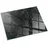 Tulup Glasbodenplatte Elegantes Marmormuster 80 x 60 cm Schwarz