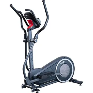 Crosstrainer-Ergometer U.N.O. FITNESS "CT 70", schwarz (schwarz, grau), CrosstrainerB:62cm H:165cm L:122cm, Schwungmasse ca. 20 kg, 32 Widerstandsstufen, B:62cm H:165cm L:122cm