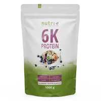 Nutri + Vegan 6K Protein Blaubeer-Muffin Pulver 1000 g